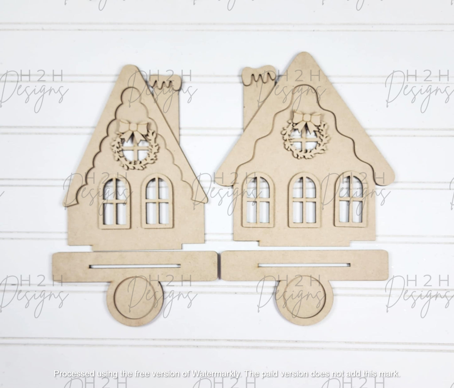 Vintage Gingerbread House Votive Holder