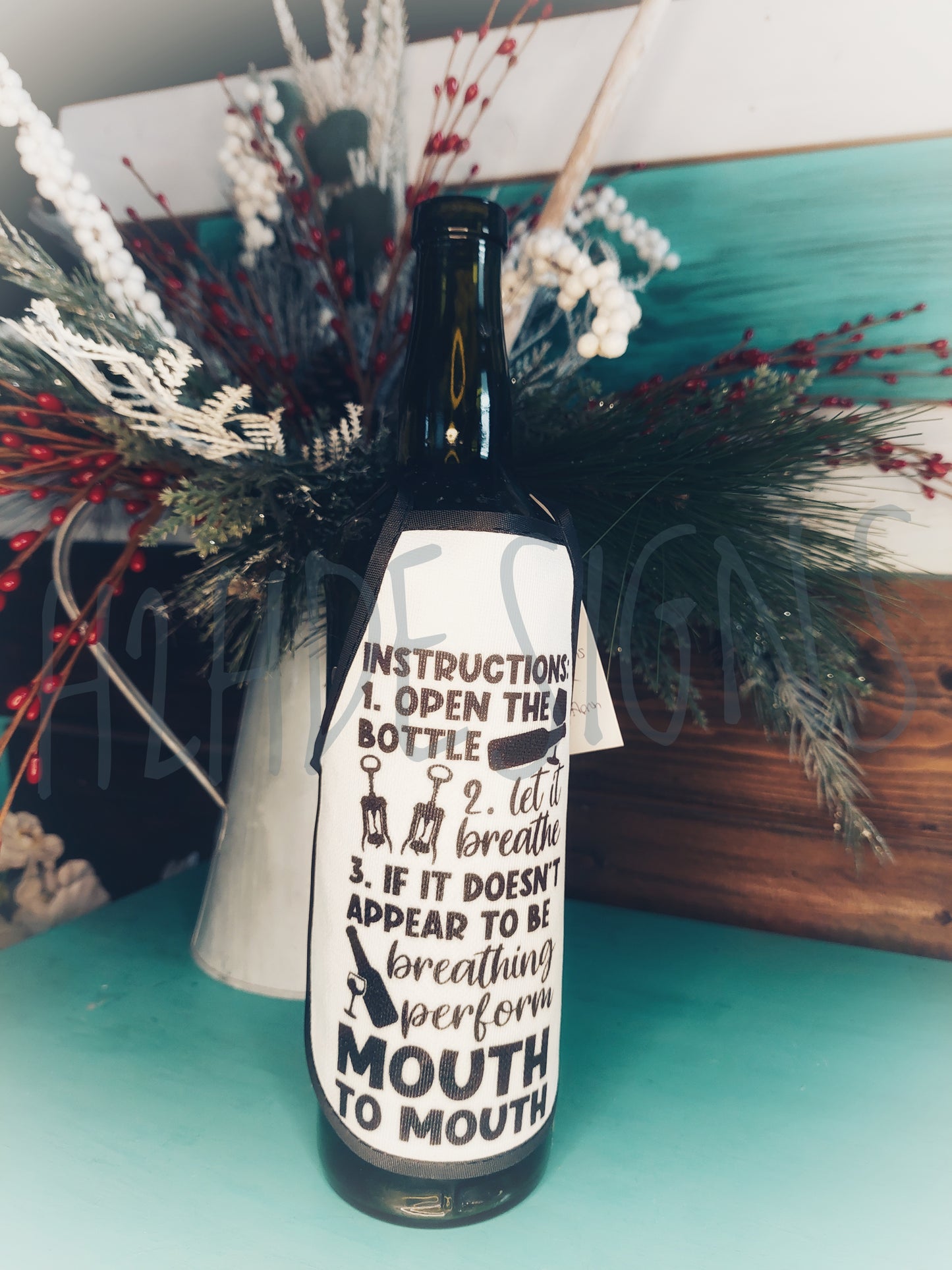 Wine Bottle Aprons