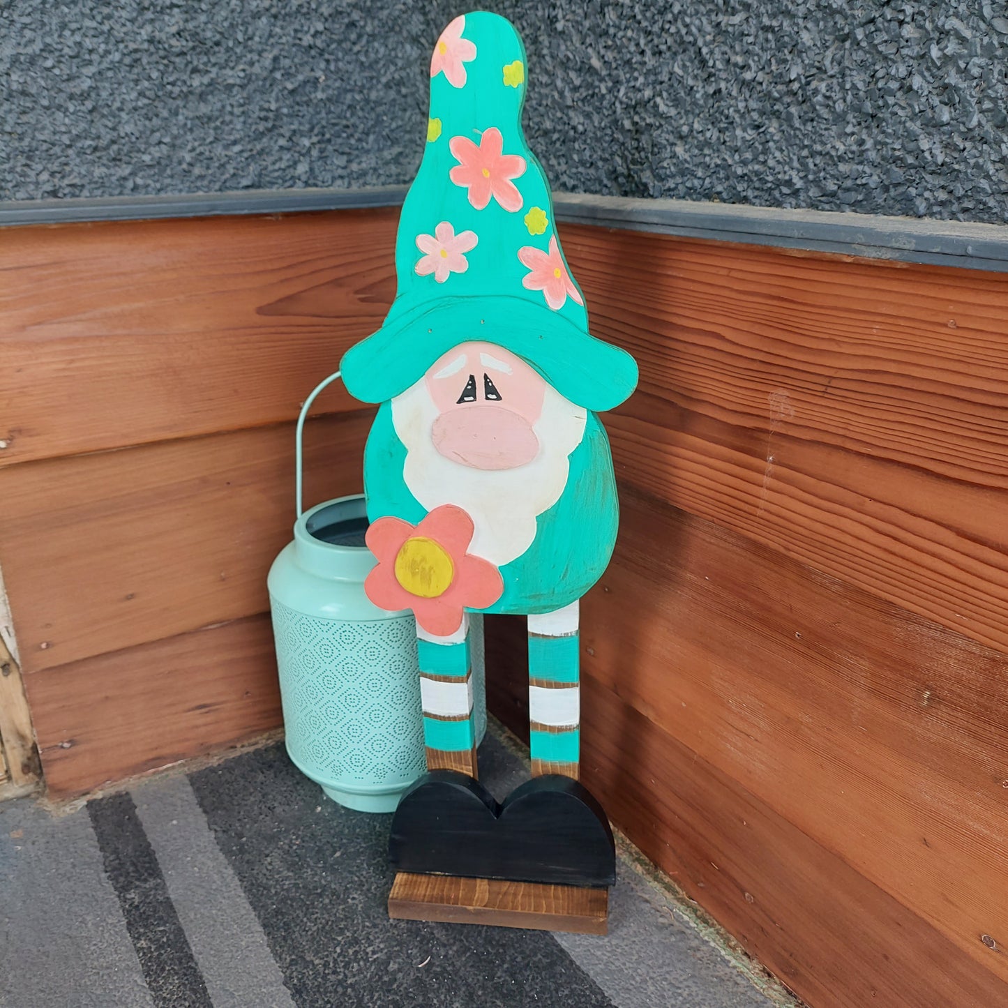 Critter Stick Leg Gnome Porch Sitter