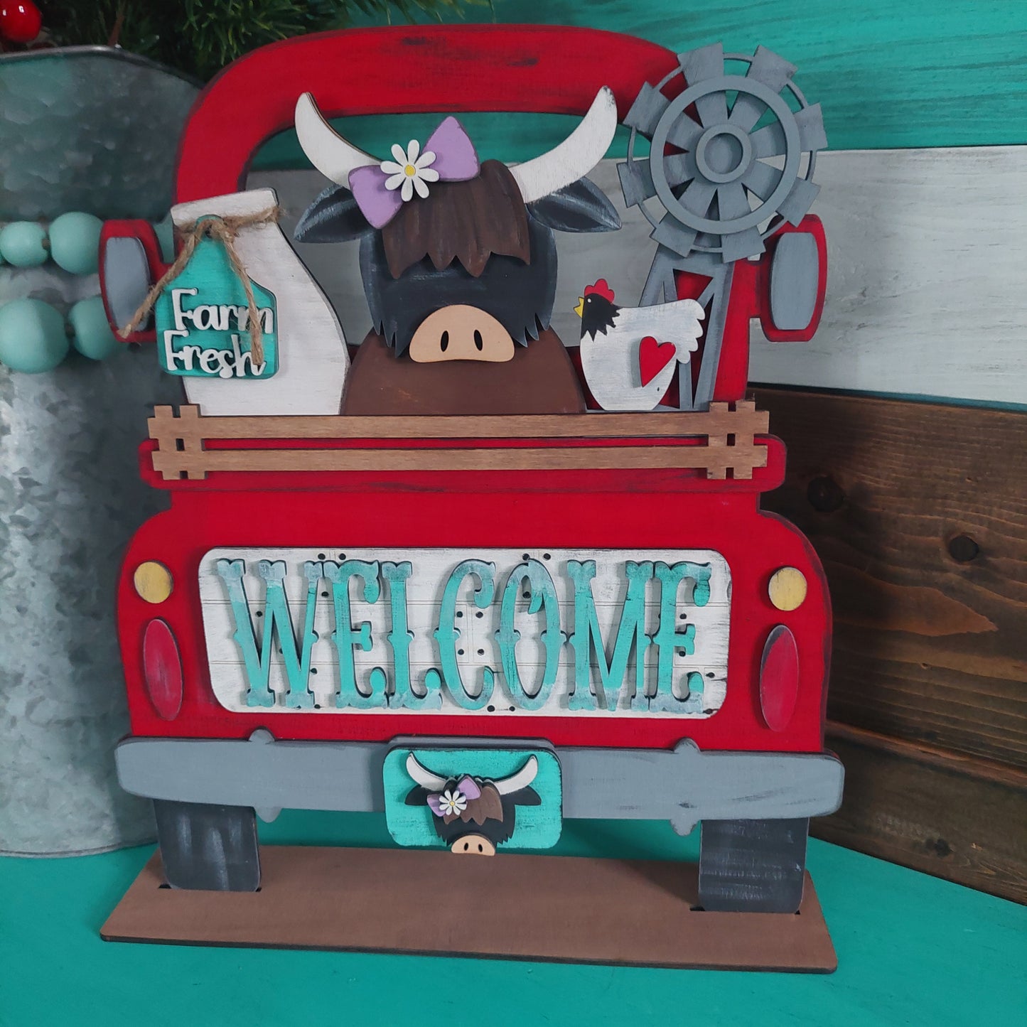 Bloom & Grow Truck Sign