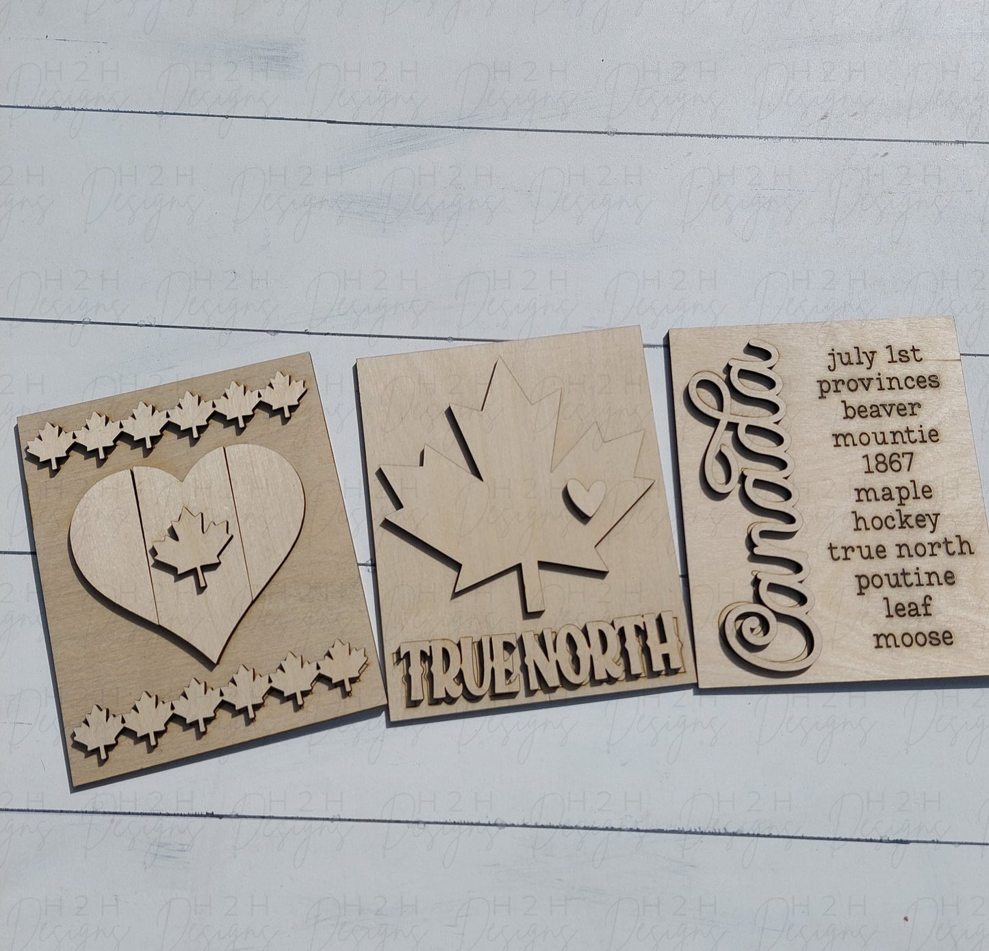 Canada Day Trio Signs