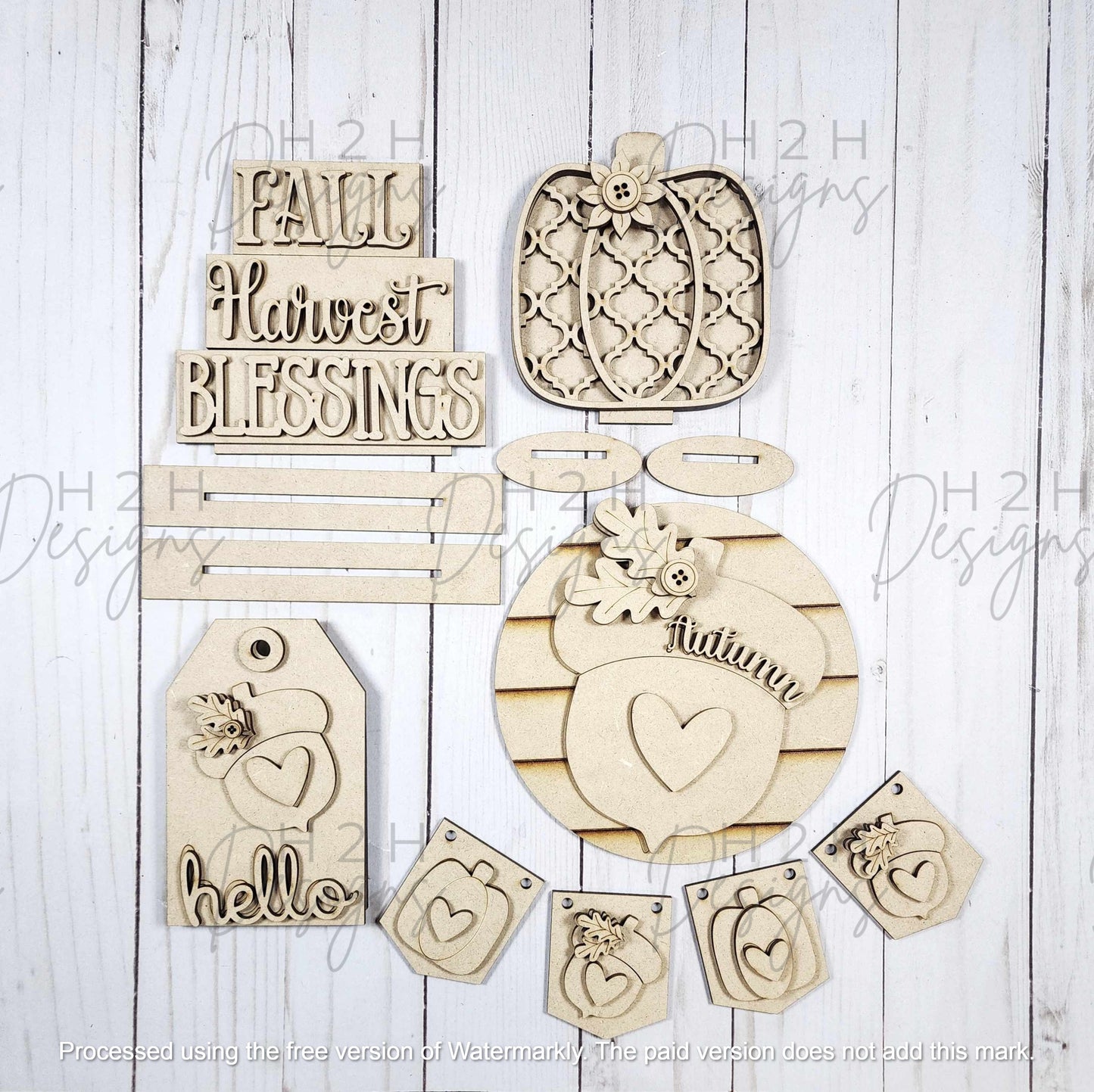 Fall Harvest Decor Set