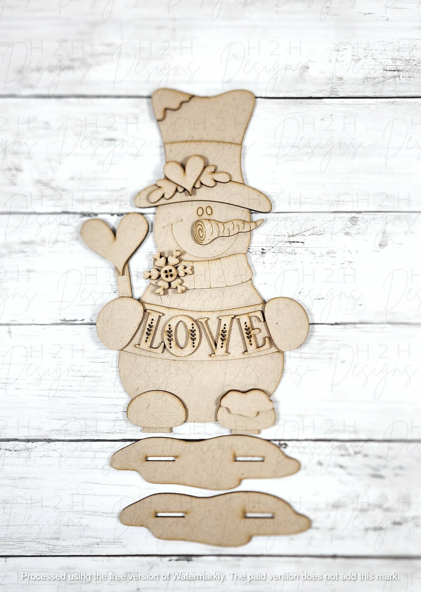 Love Snowman Shelf Sitter