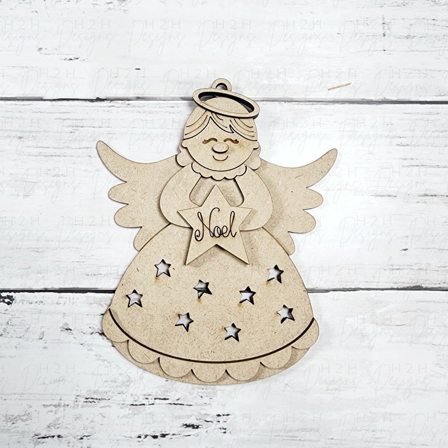 Angel Star Cut-out Ornament