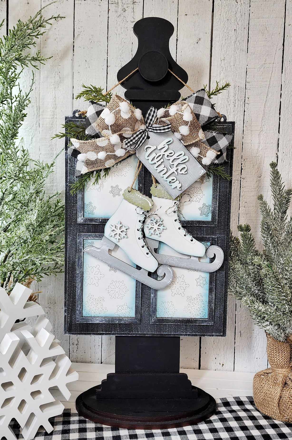 Hello Winter Window Hanger Kit