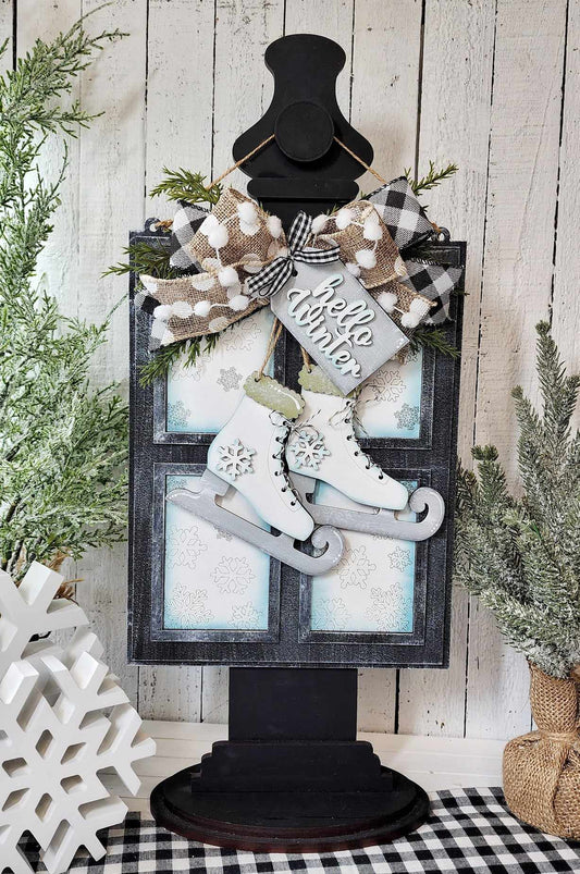 Hello Winter Window Hanger Kit