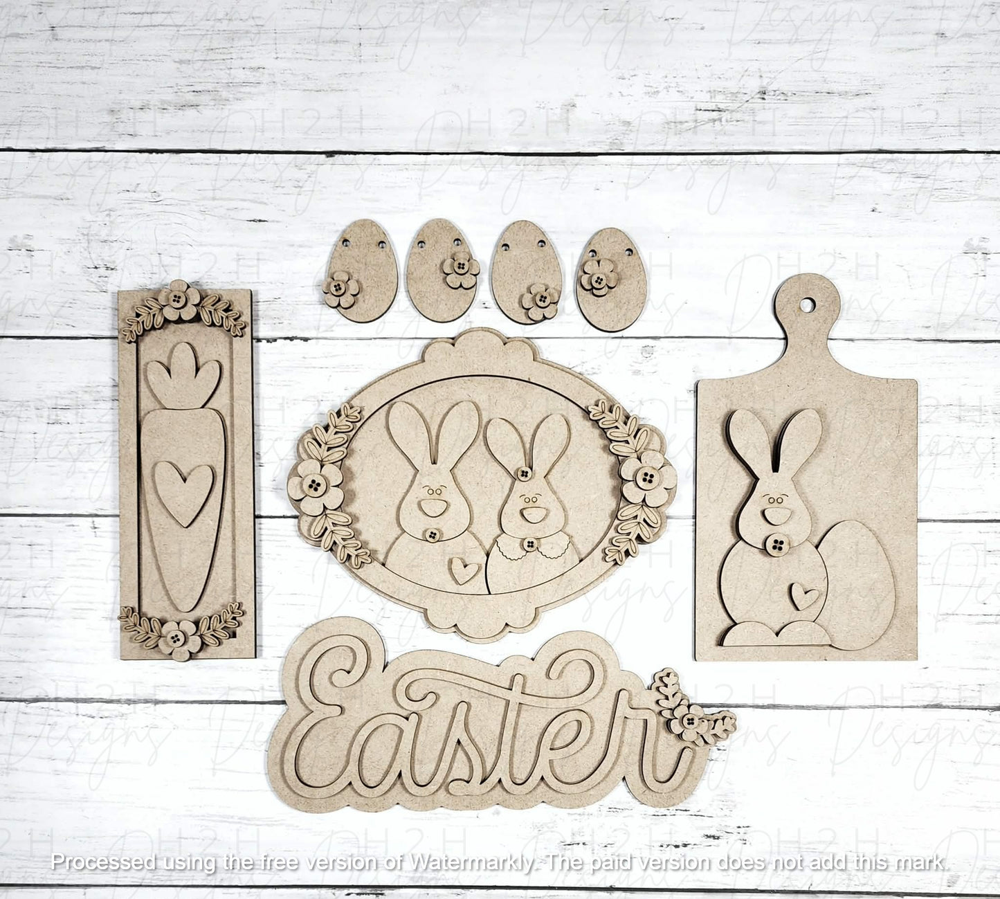 Prim Easter Decor Set