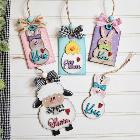 Easter Gift Card Tags and Ornaments DIY Kit