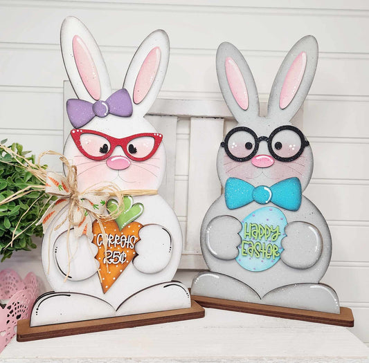 Standing Bunny Couple DIY Kit