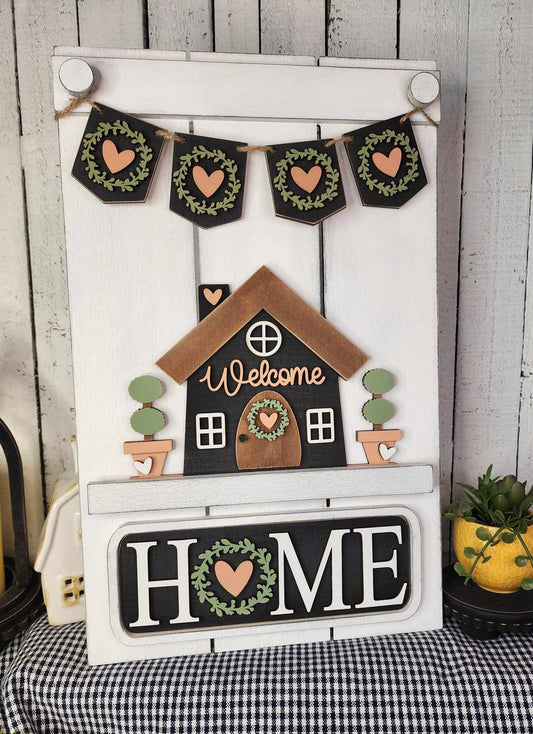 HOME with Pallet Sign DIY Kit