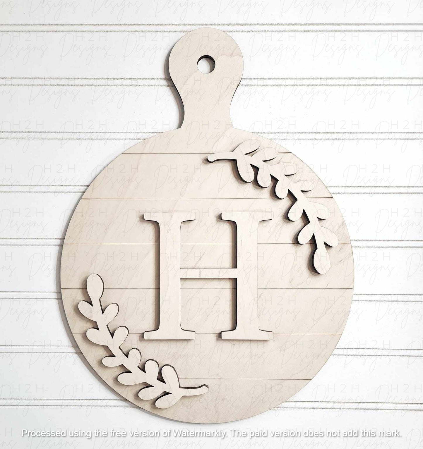 Monogram Breadboard Sign