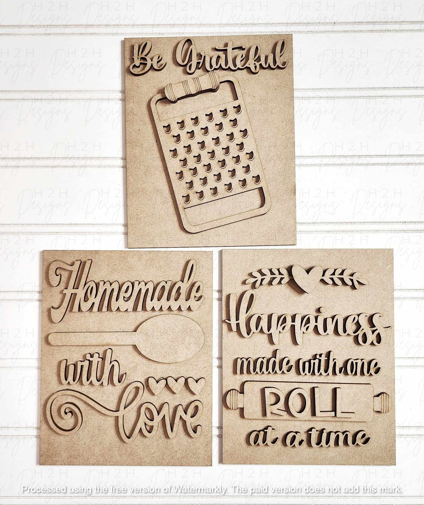 Kitchen Trio Signs