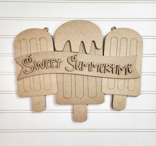 Sweet Summertime DIY Door Sign Kit