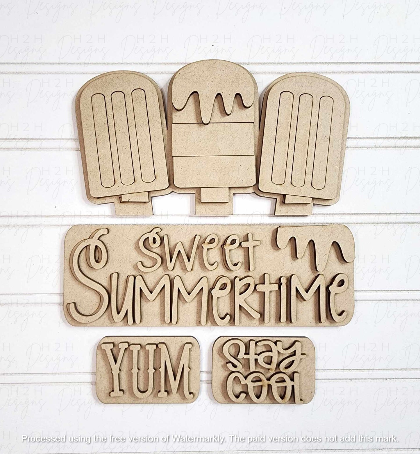 Popsicle Sweet Summer Truck Insert
