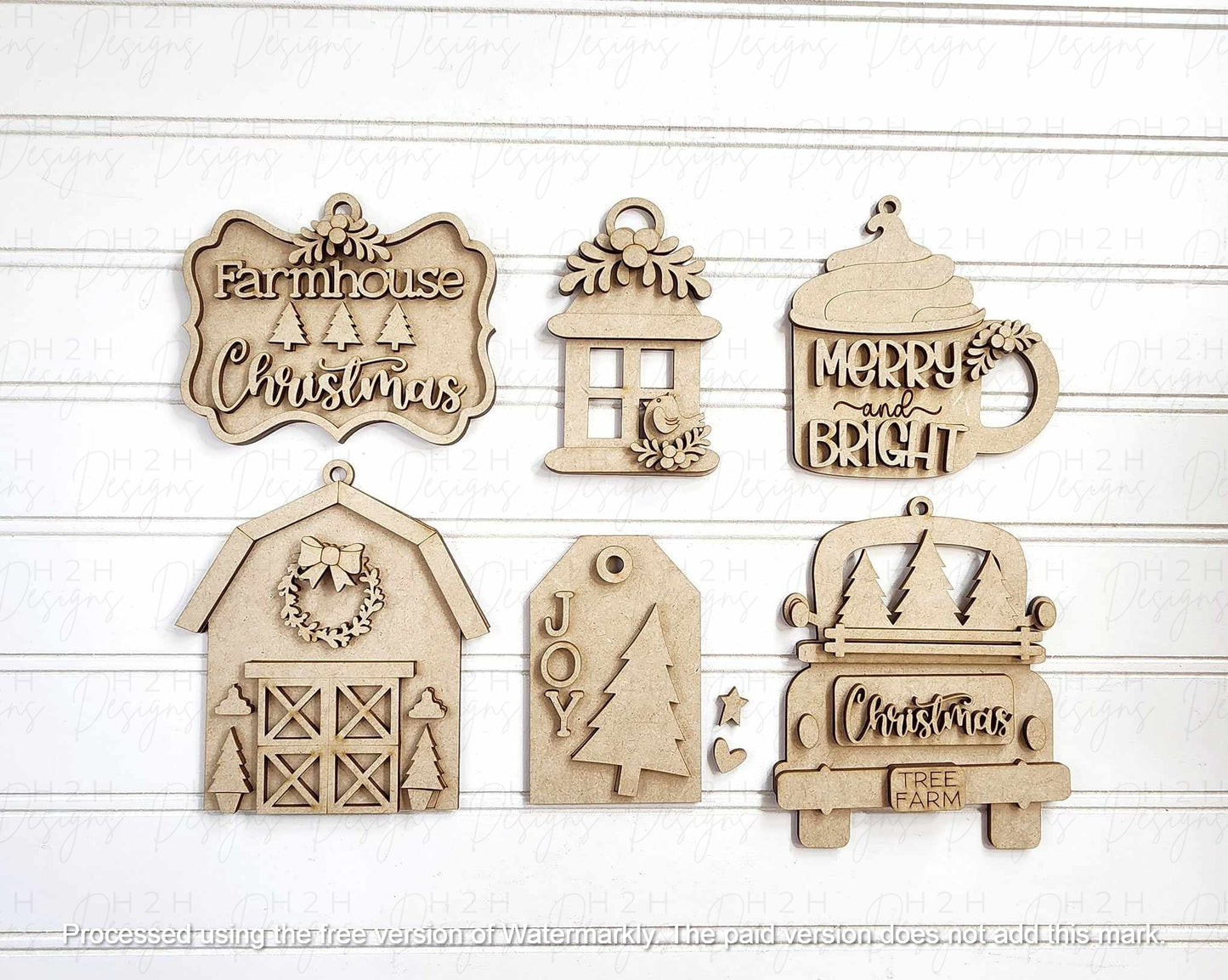 Country Christmas Ornaments
