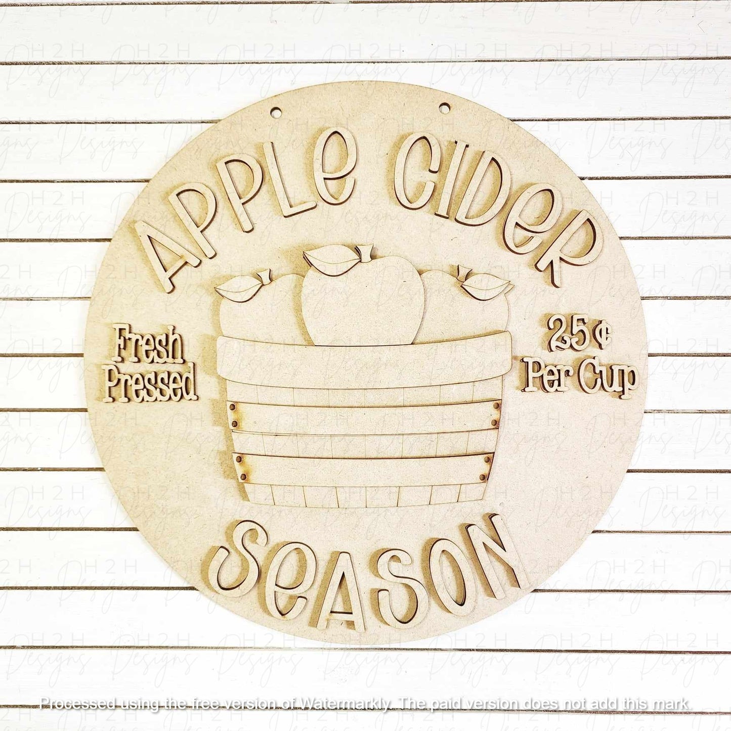 Apple Cider Hanging Sign