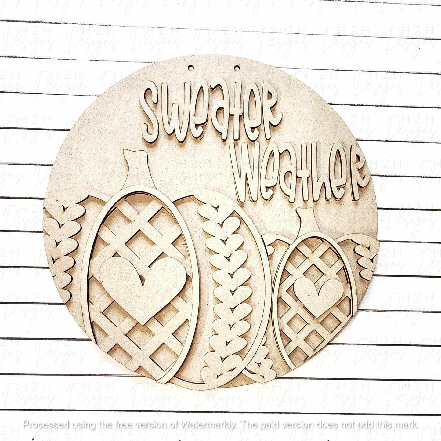 Sweater Weather Hanging Sign