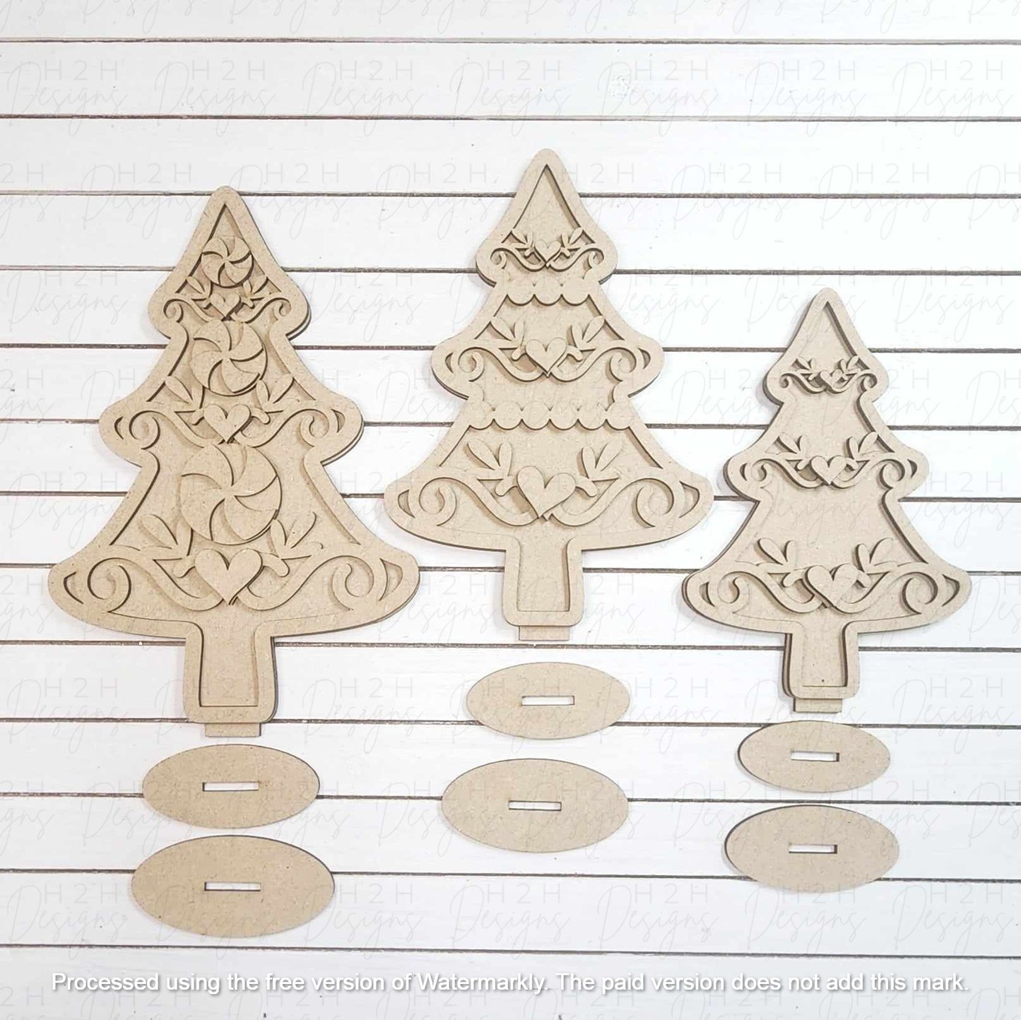 Gingerbread Christmas Trees