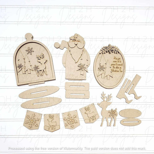 Oh Deer Christmas Decor Set