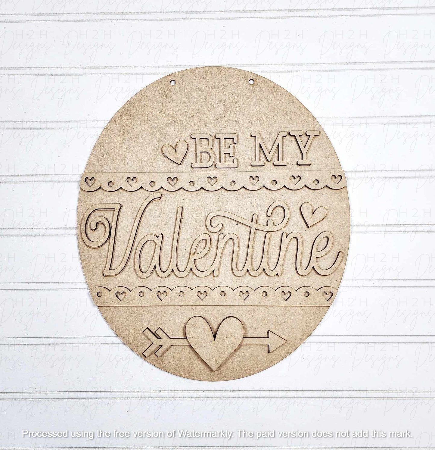 Be My Valentine Hanging Sign