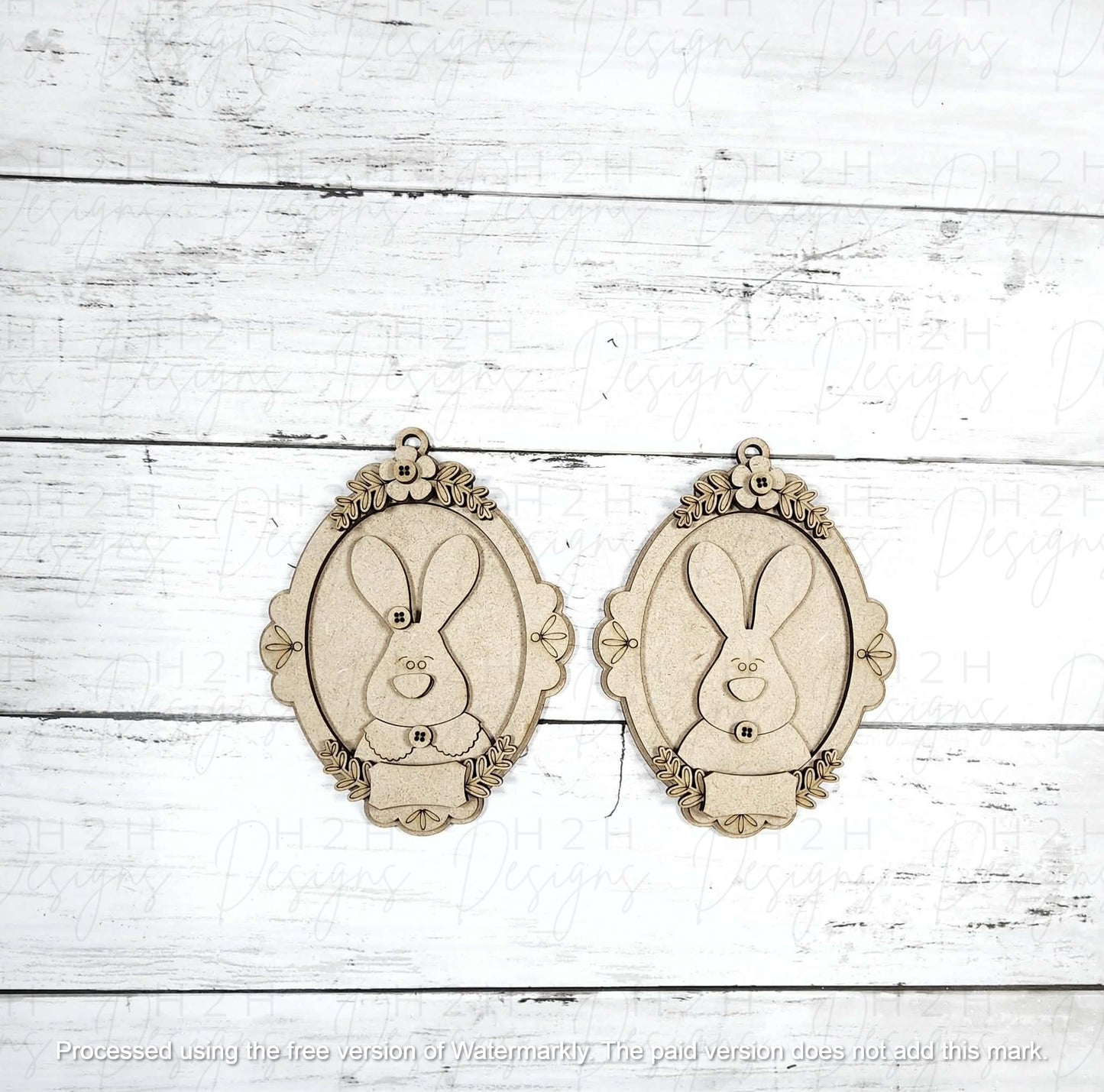 Framed Easter Basket Tags