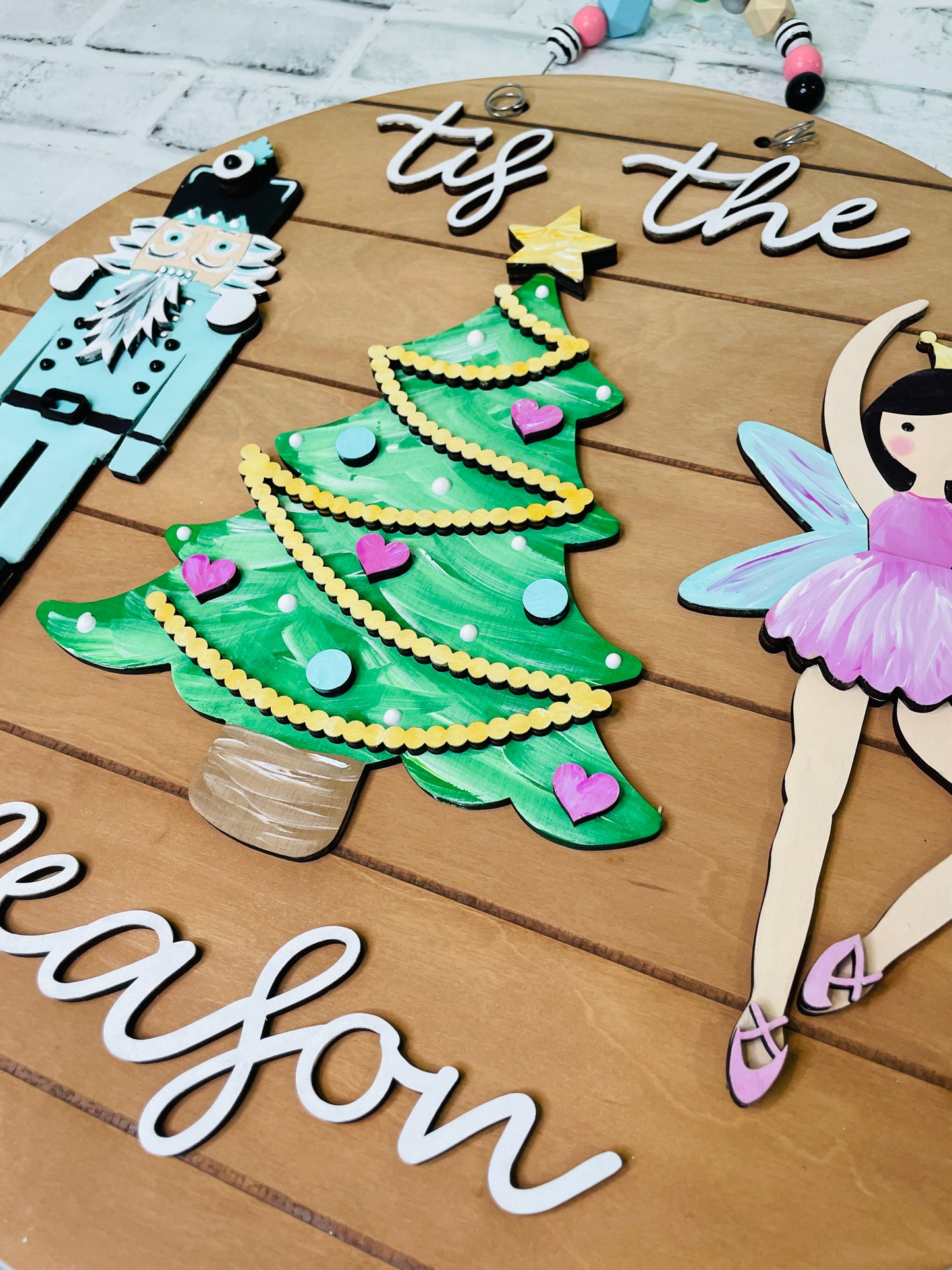 Nutcracker Christmas Door Sign Kit