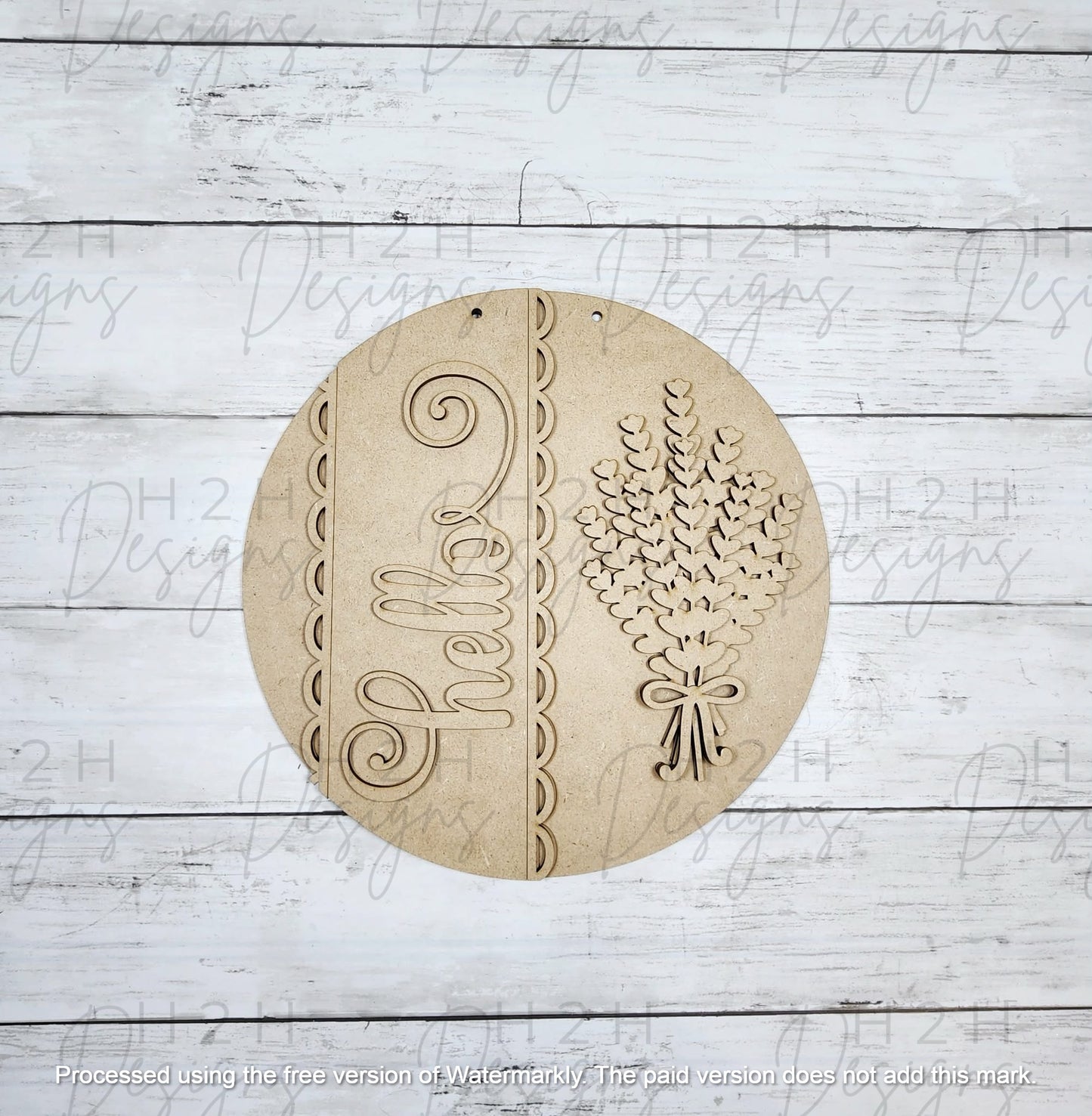 Lavender Hanging Sign