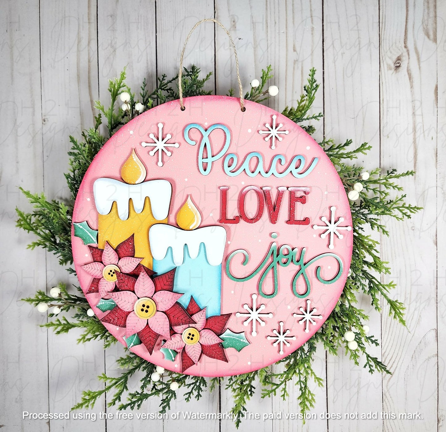 Peace Love Joy Sign Kit