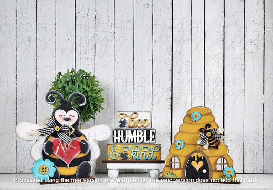 Honey Bee Shelf Sitter Set