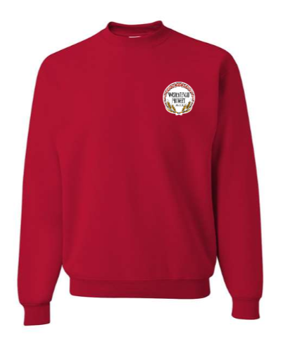Red Adult Unisex Crewneck Sweater