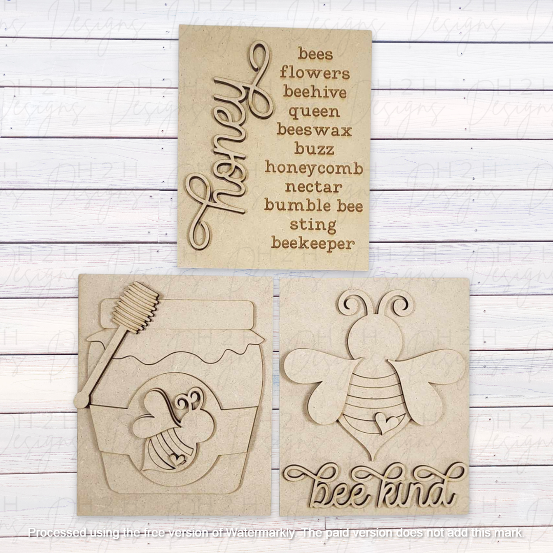 Hello Honey Trio Signs