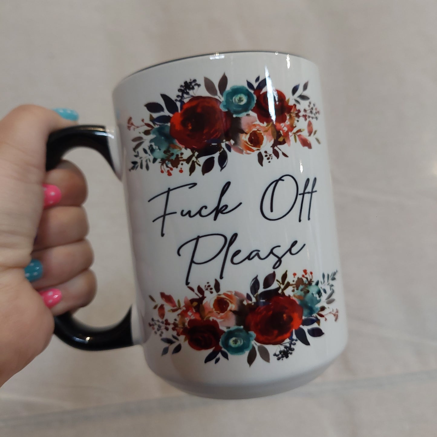 Fuck Off Please Mug