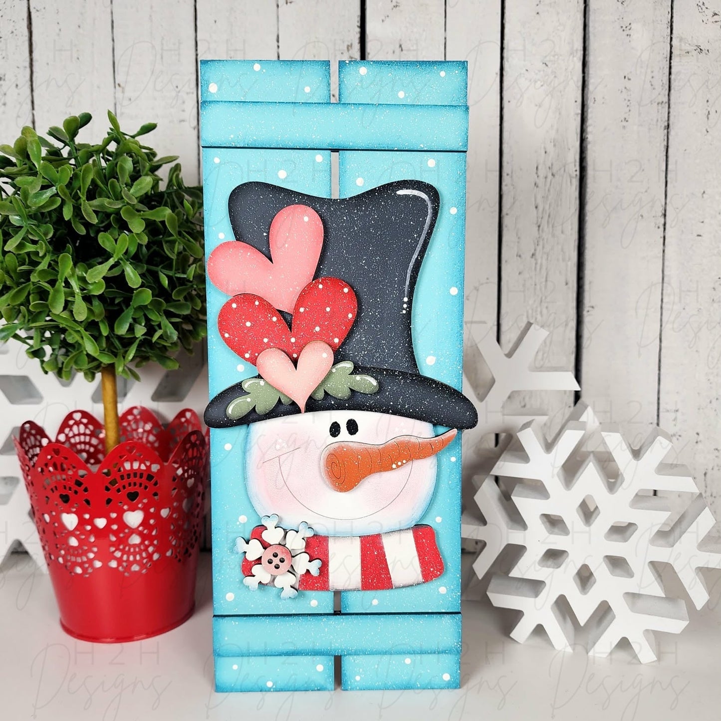Snowman Pallet Shelf Sitter