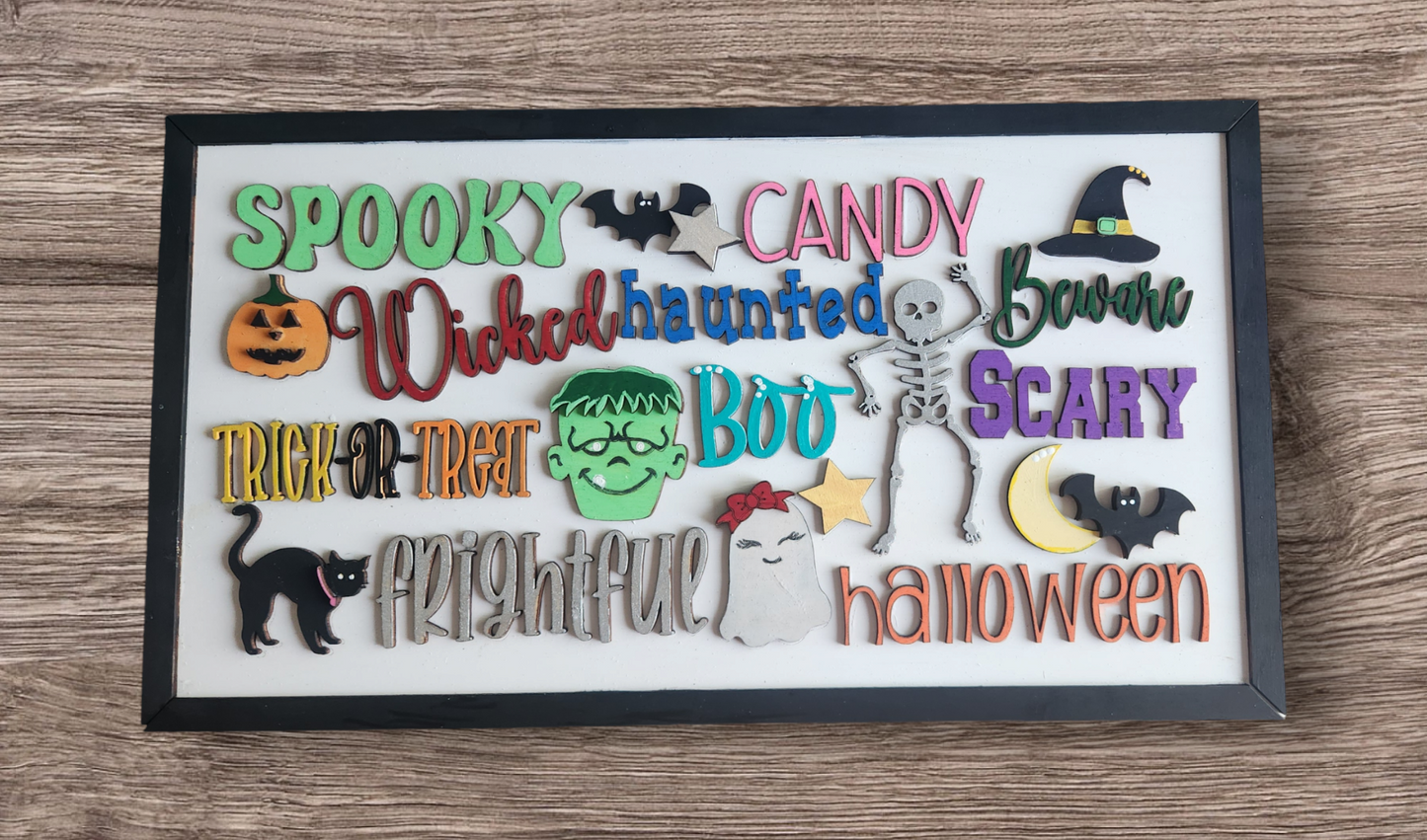 Halloween Sign DIY Kit