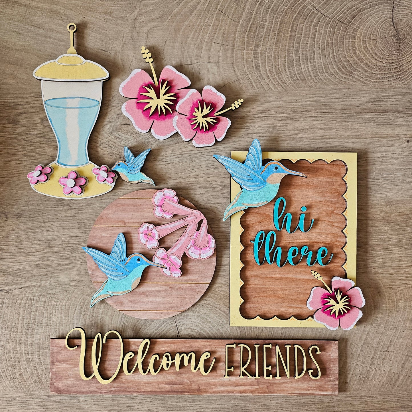 Welcome Friends Tiered Tray DIY Kit