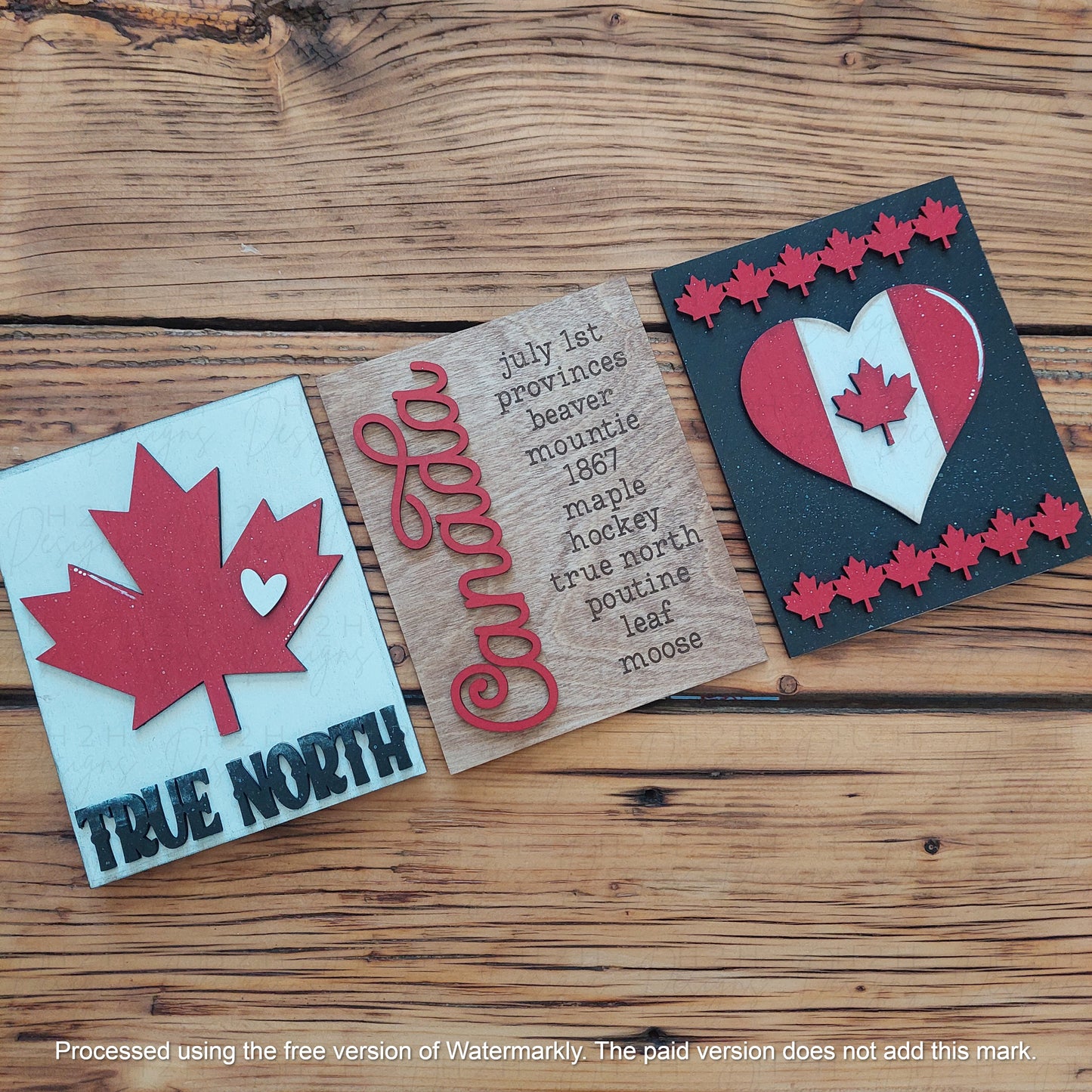 Canada Day Trio Signs