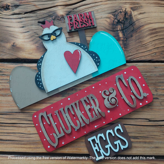 Farm Fresh Eggs Truck Insert