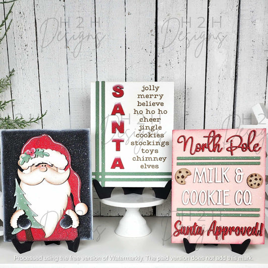 North Pole Trio Signs