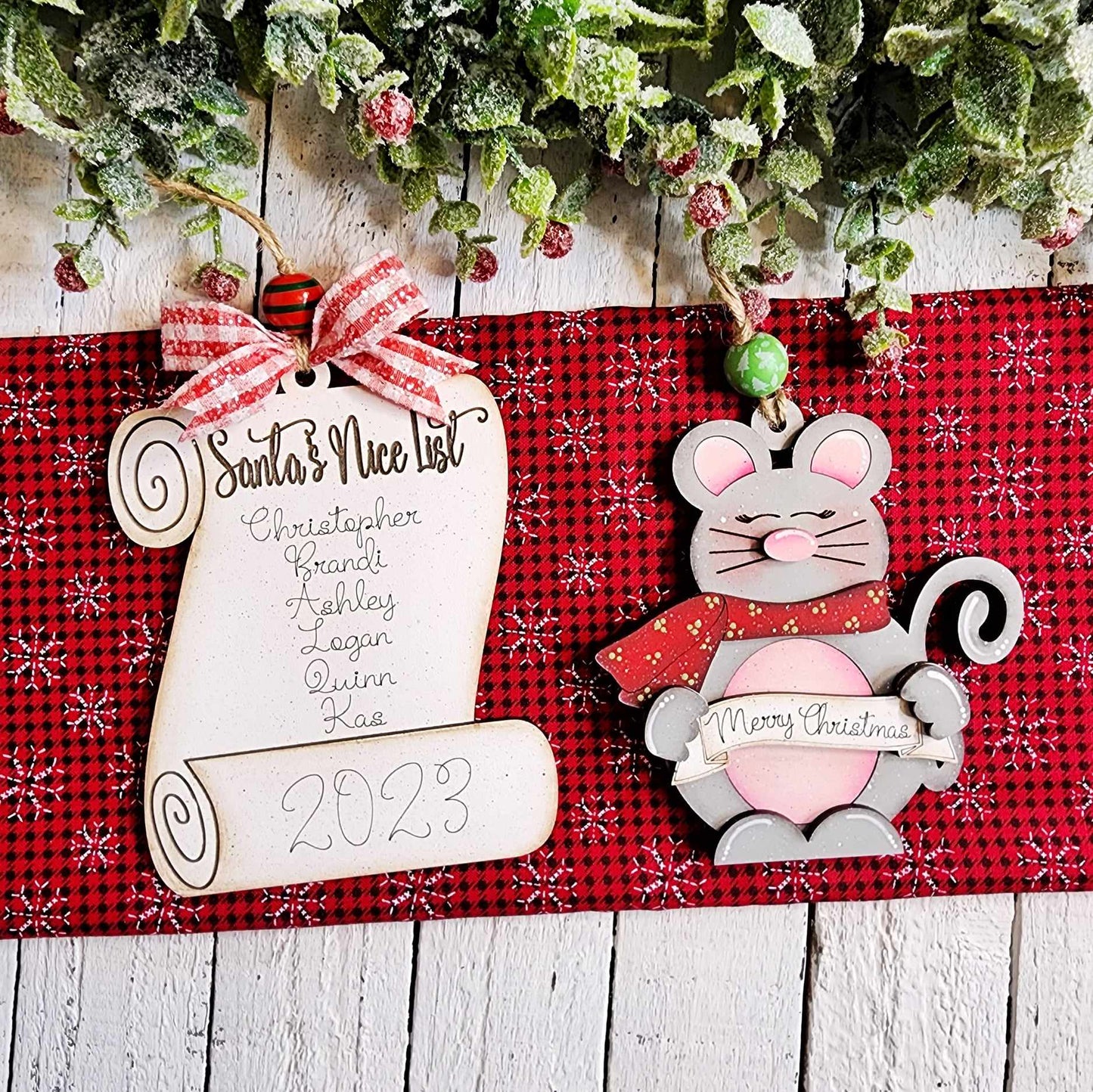 Night Before Christmas Ornament Set