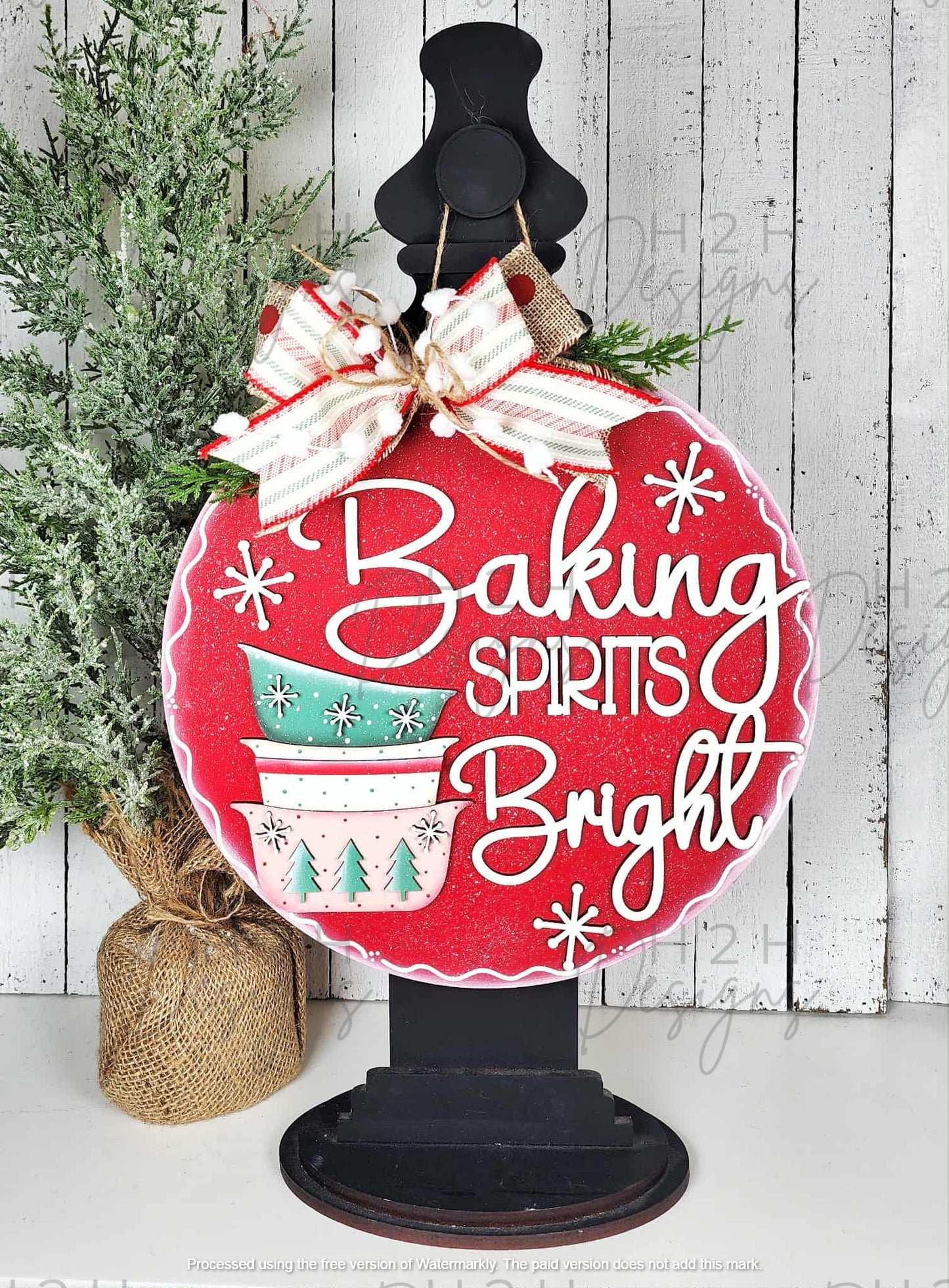 Baking Spirits Bright Sign Kit