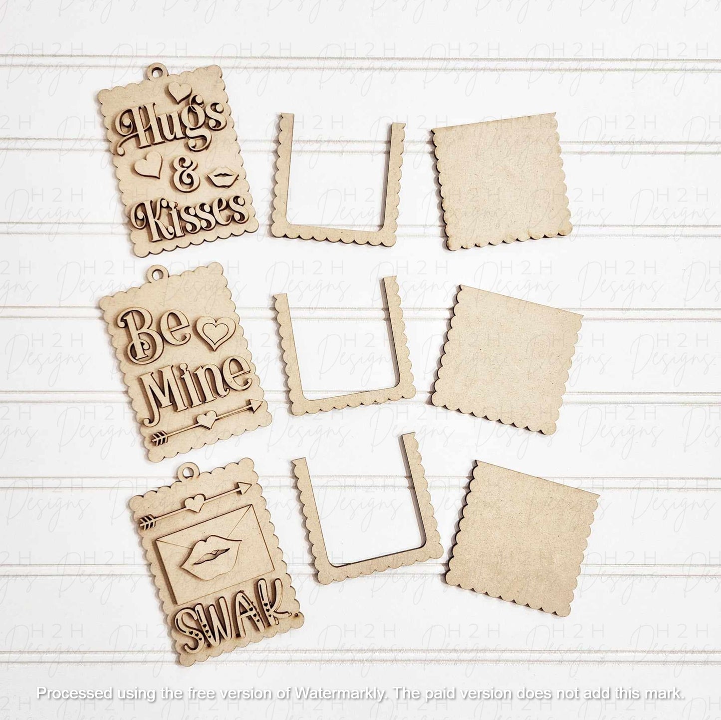 Hugs and Kisses Gift Card Holders