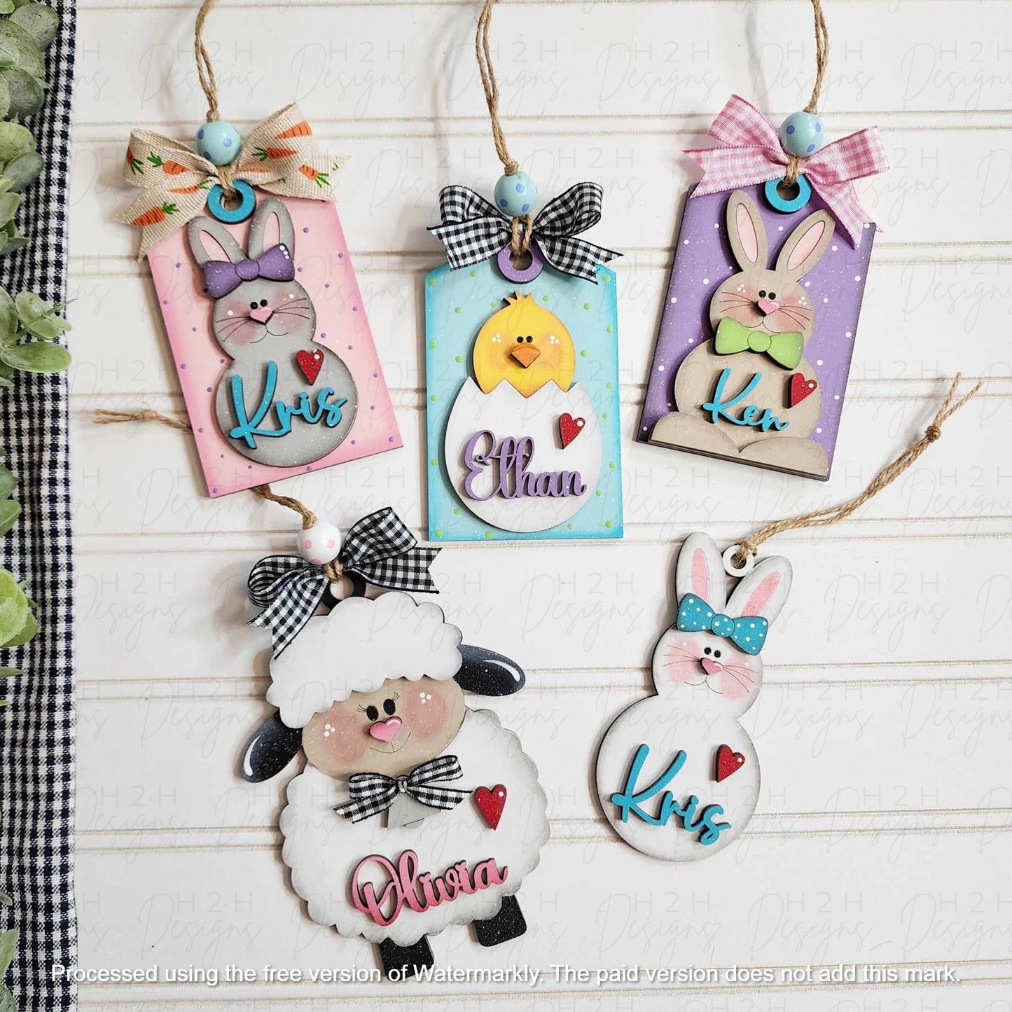 Happy Easter Basket Tags