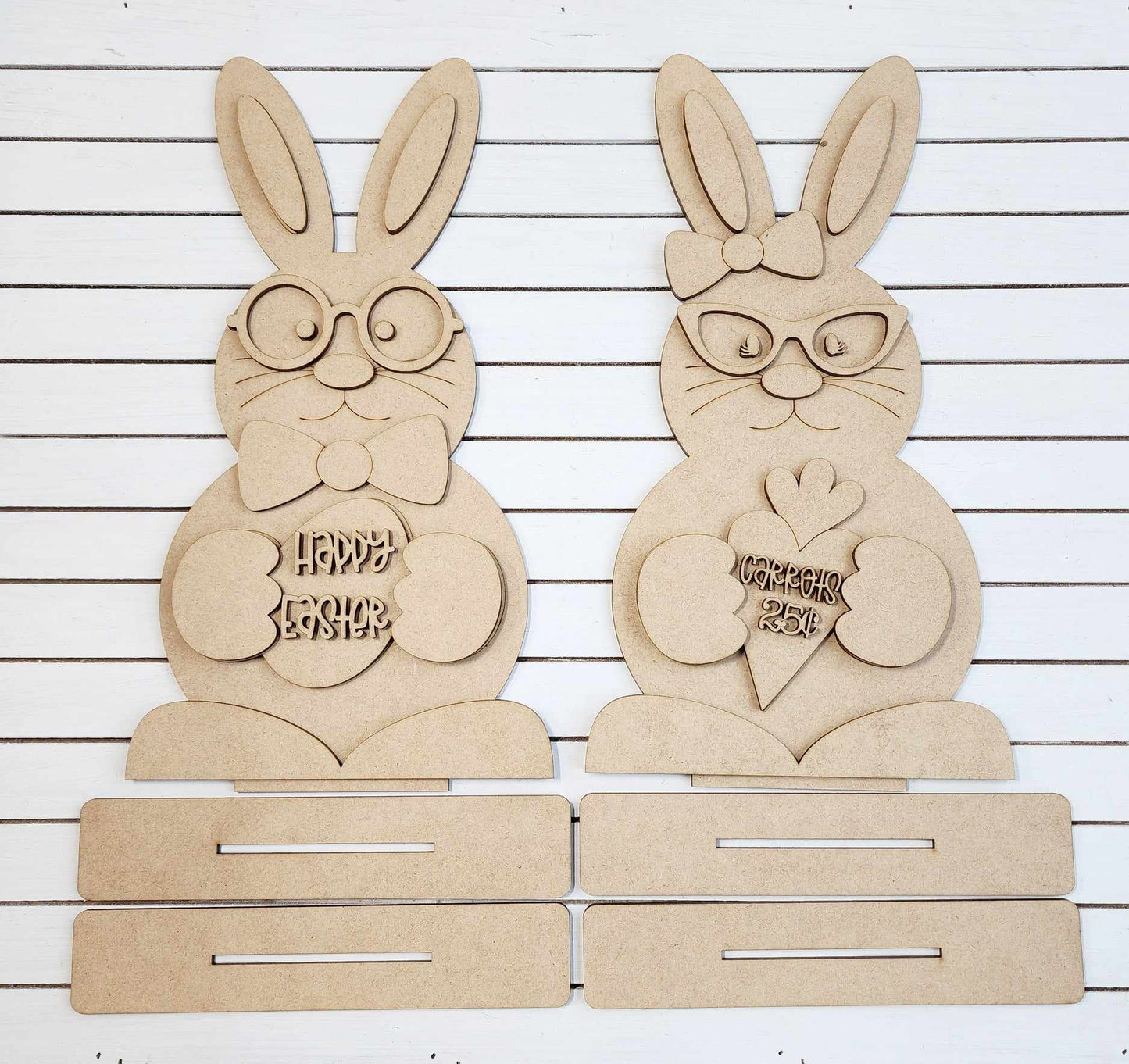 Standing Bunny Couple DIY Kit