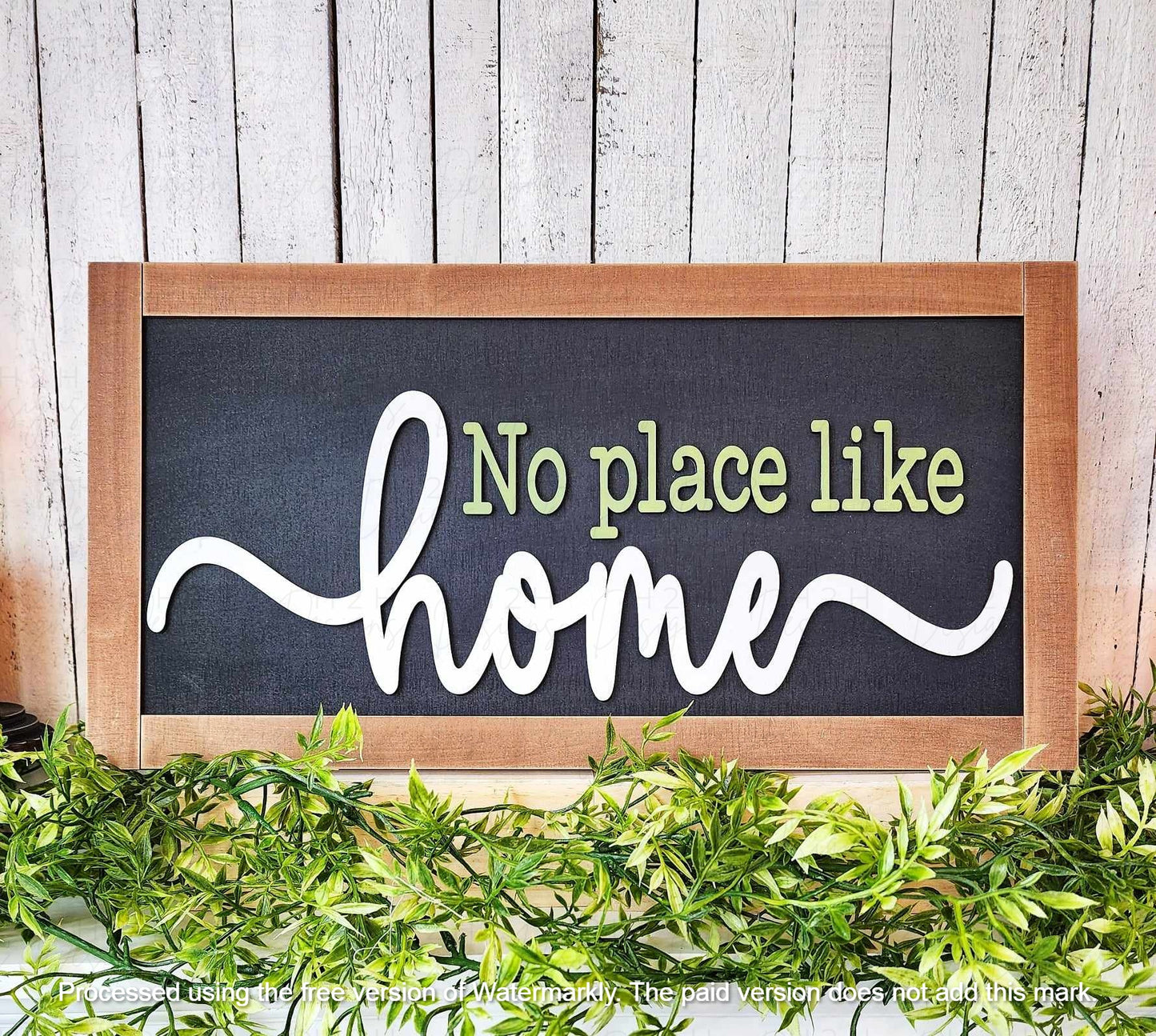 Home Farmhouse Framed Sign