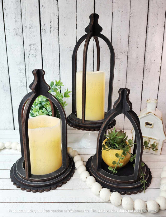 Cloche Candle Holders