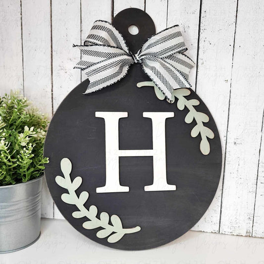 Monogram Breadboard Sign