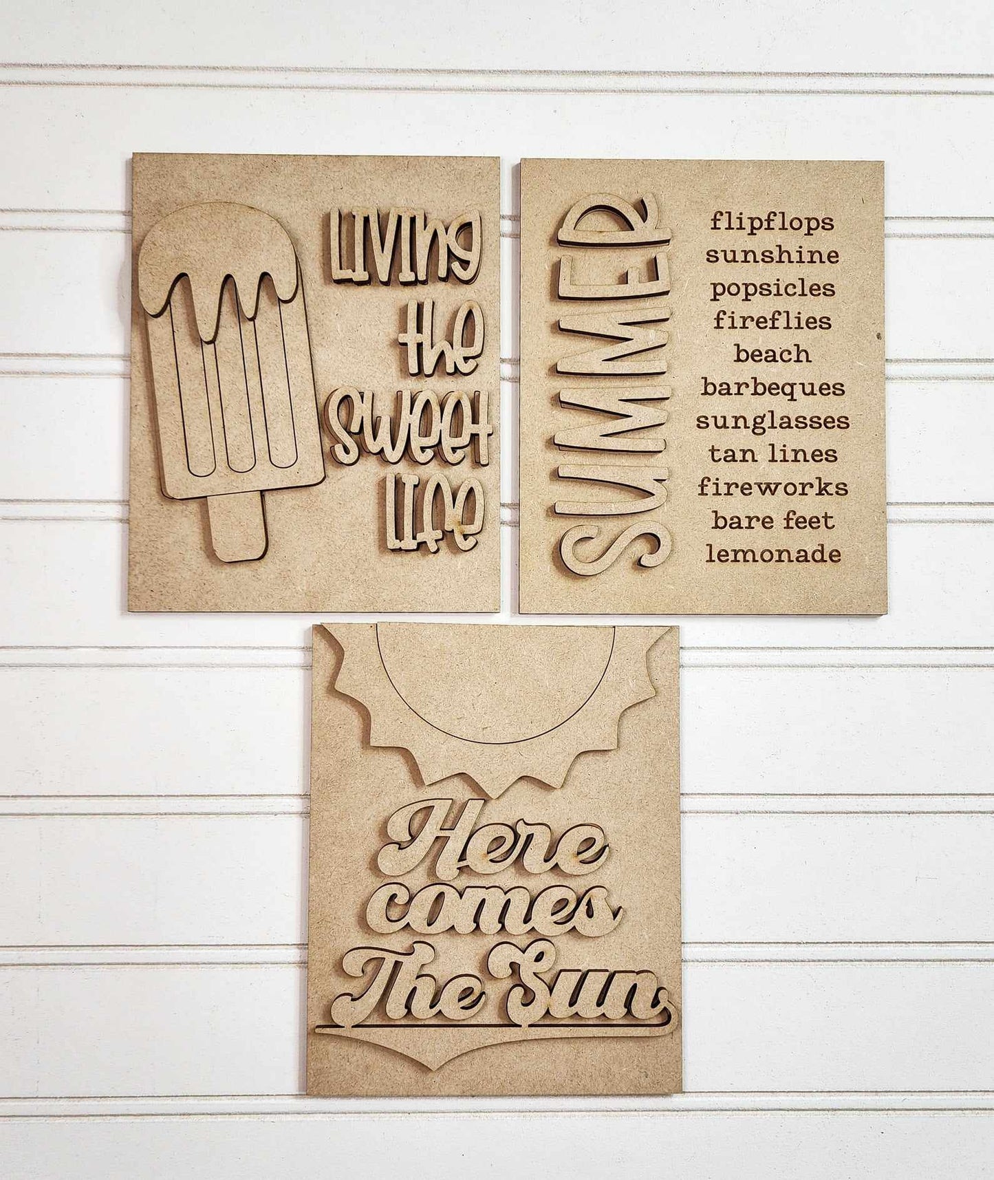 Summertime Trio DIY Sign Kit