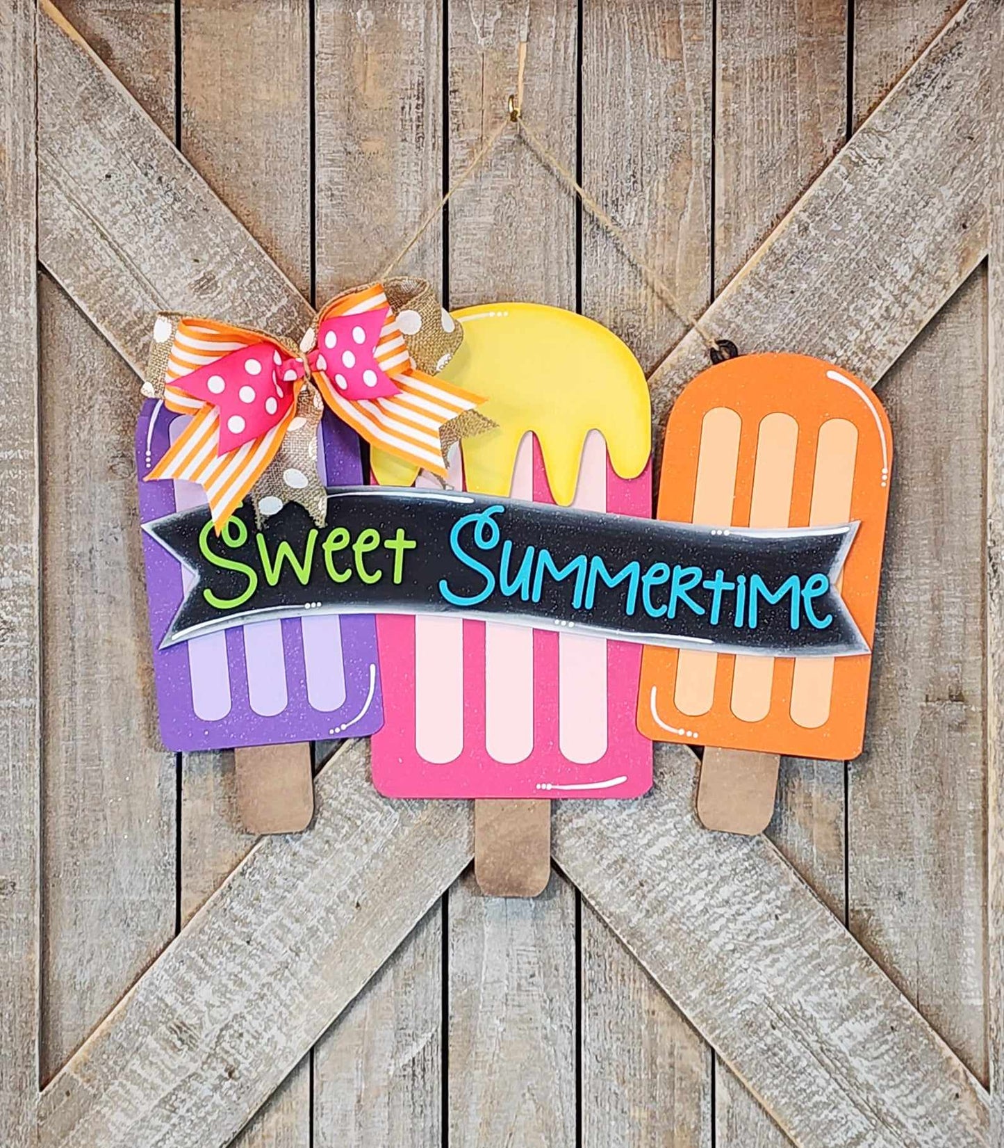 Sweet Summertime DIY Door Sign Kit