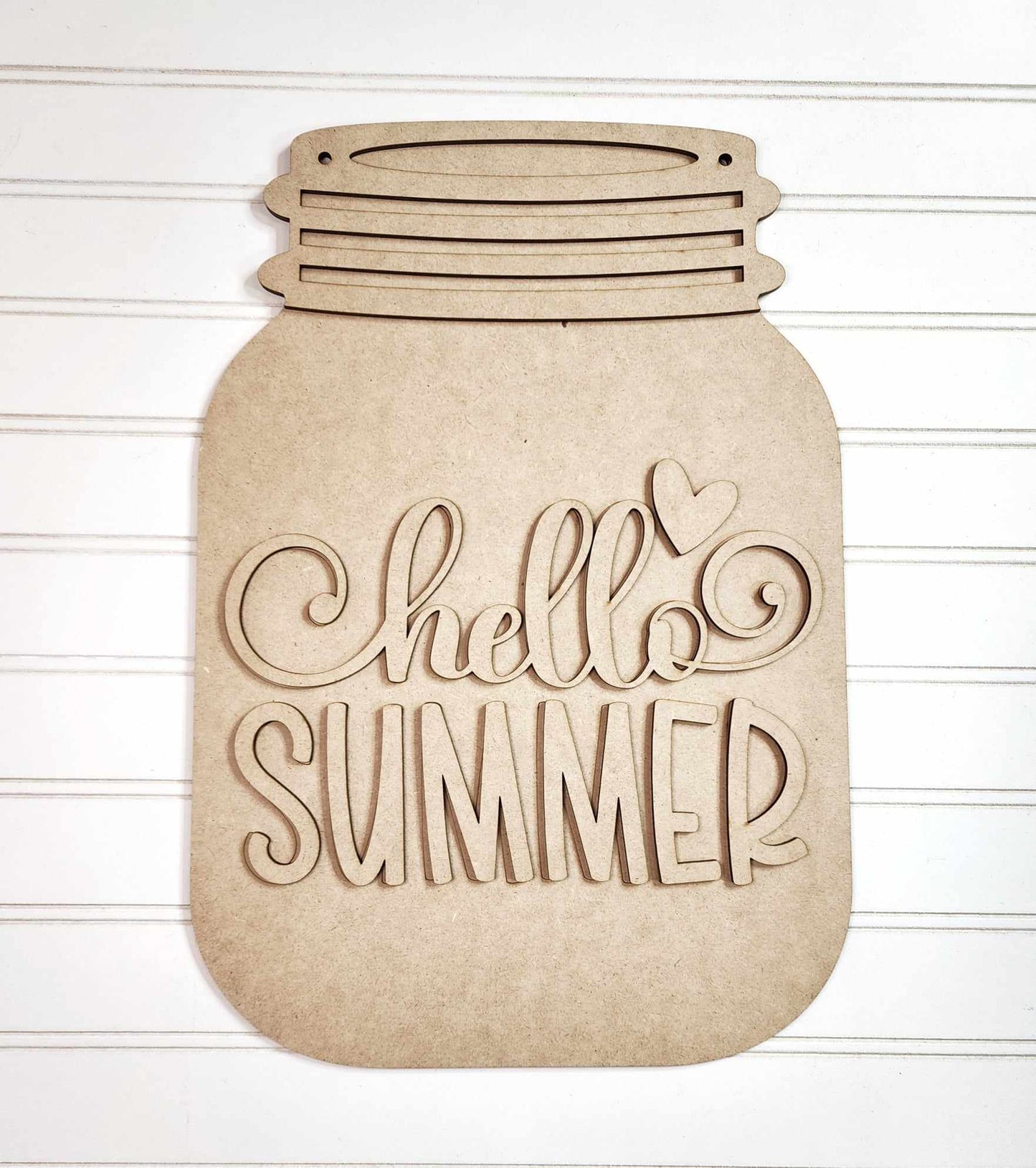 Hello Summer DIY Door Sign Kit