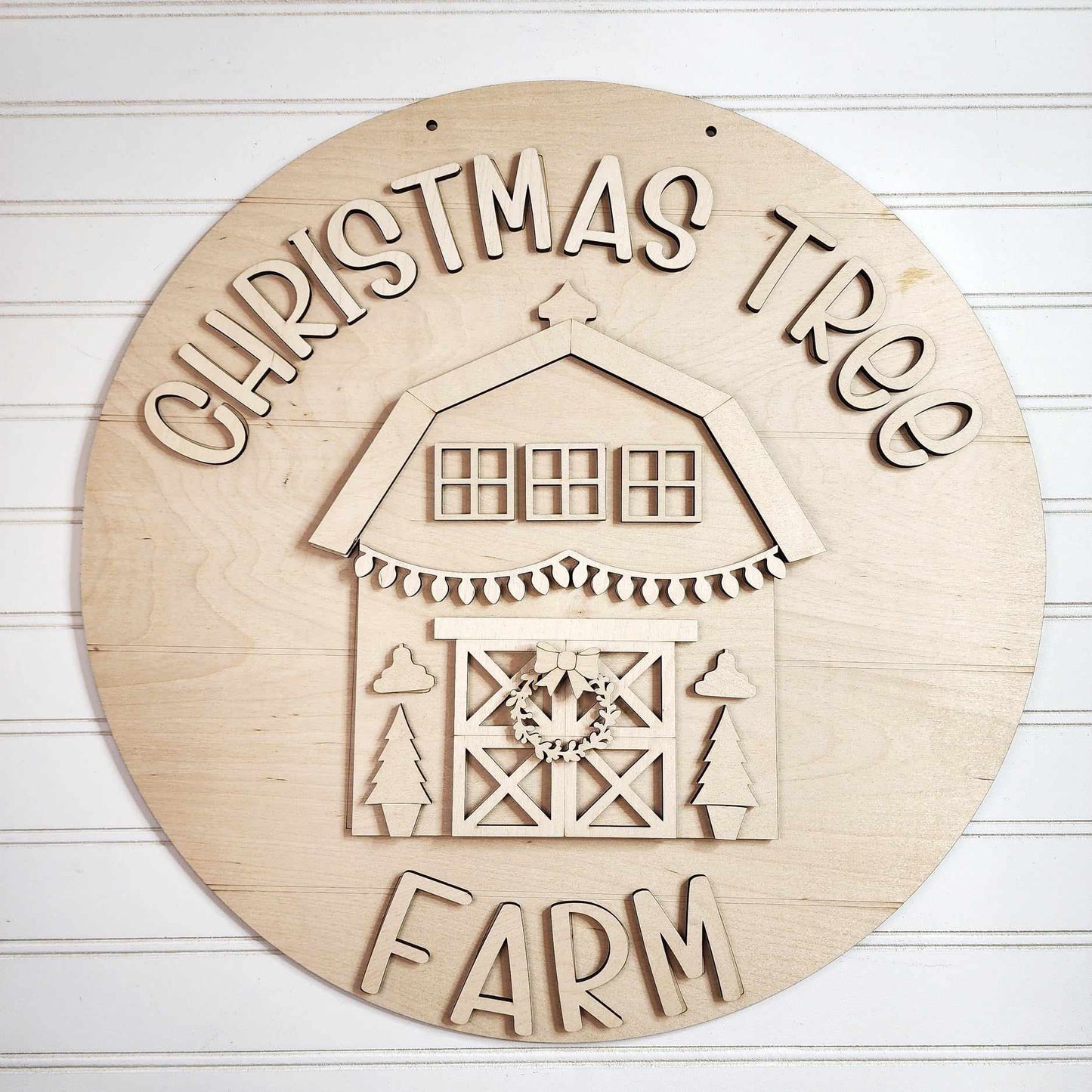 Christmas Tree Farm Door Sign Kit